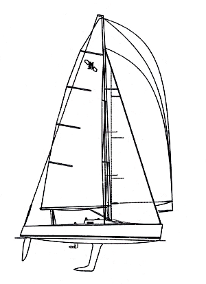 Mumm30 Line Drawing